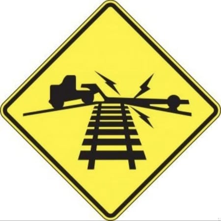 Accuform SURFACE  DRIVING CONDITIONS SIGN FRW666DP FRW666DP